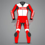 Yamaha Motorcycle Riding Suits 2 Piece Red / White