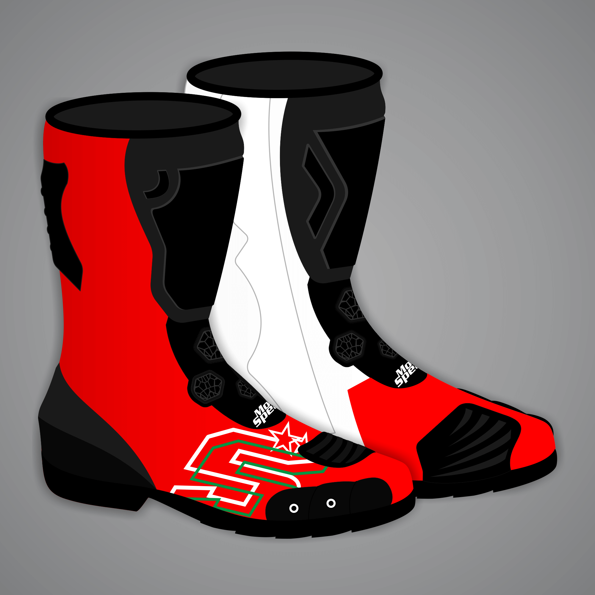 Johann Zarco Motorcycling Boots MotoGP 2023