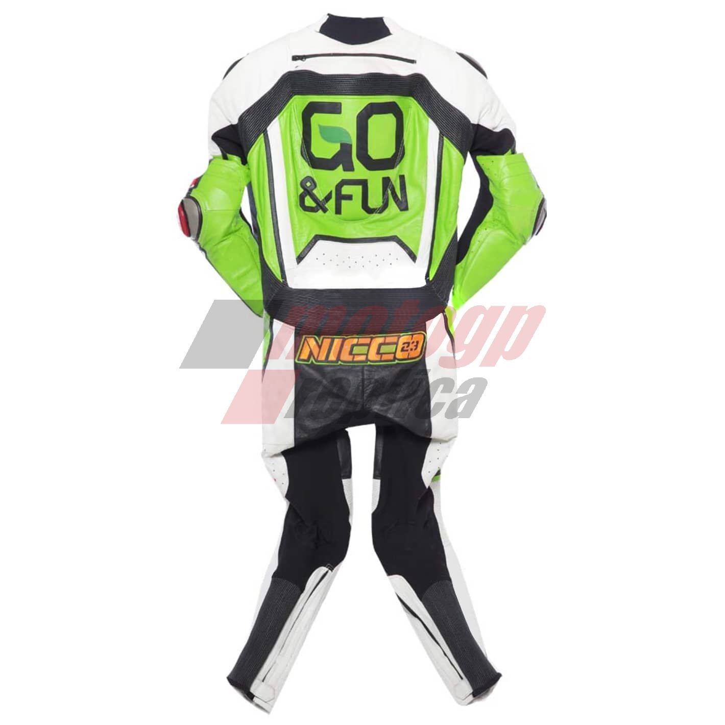 Green Racing Leathers