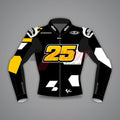 Raul Fernandez Black Leather Riding Jacket Aprilia WT 2022