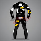black motorcycle suit