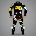 Raul Fernandez Black Motorcycle Suit Aprilia Winter Test 2022