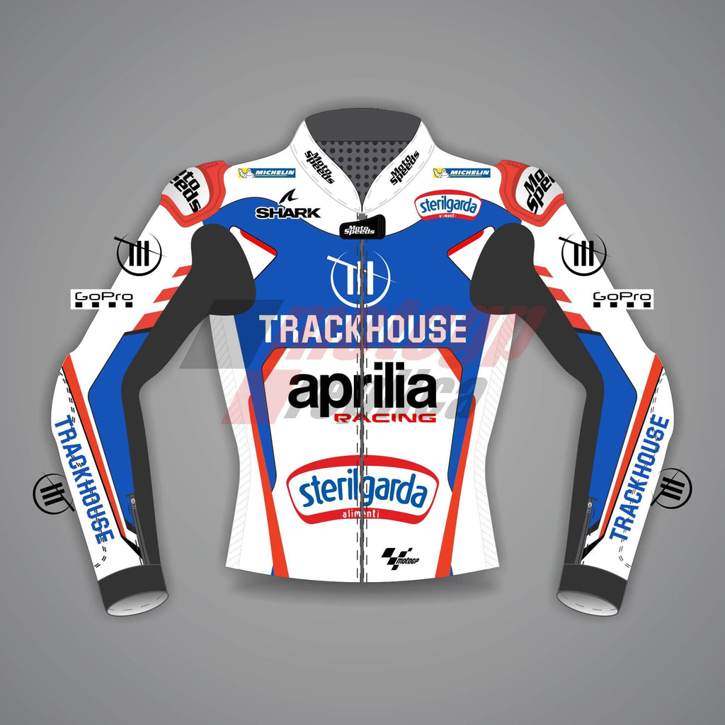 Raul Fernandez Motorcycle Jacket White Aprilia MotoGP 2024