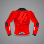 Red Moto Jacket