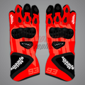 Marc Marquez Red Motorcycle Gloves Winter Test 2024