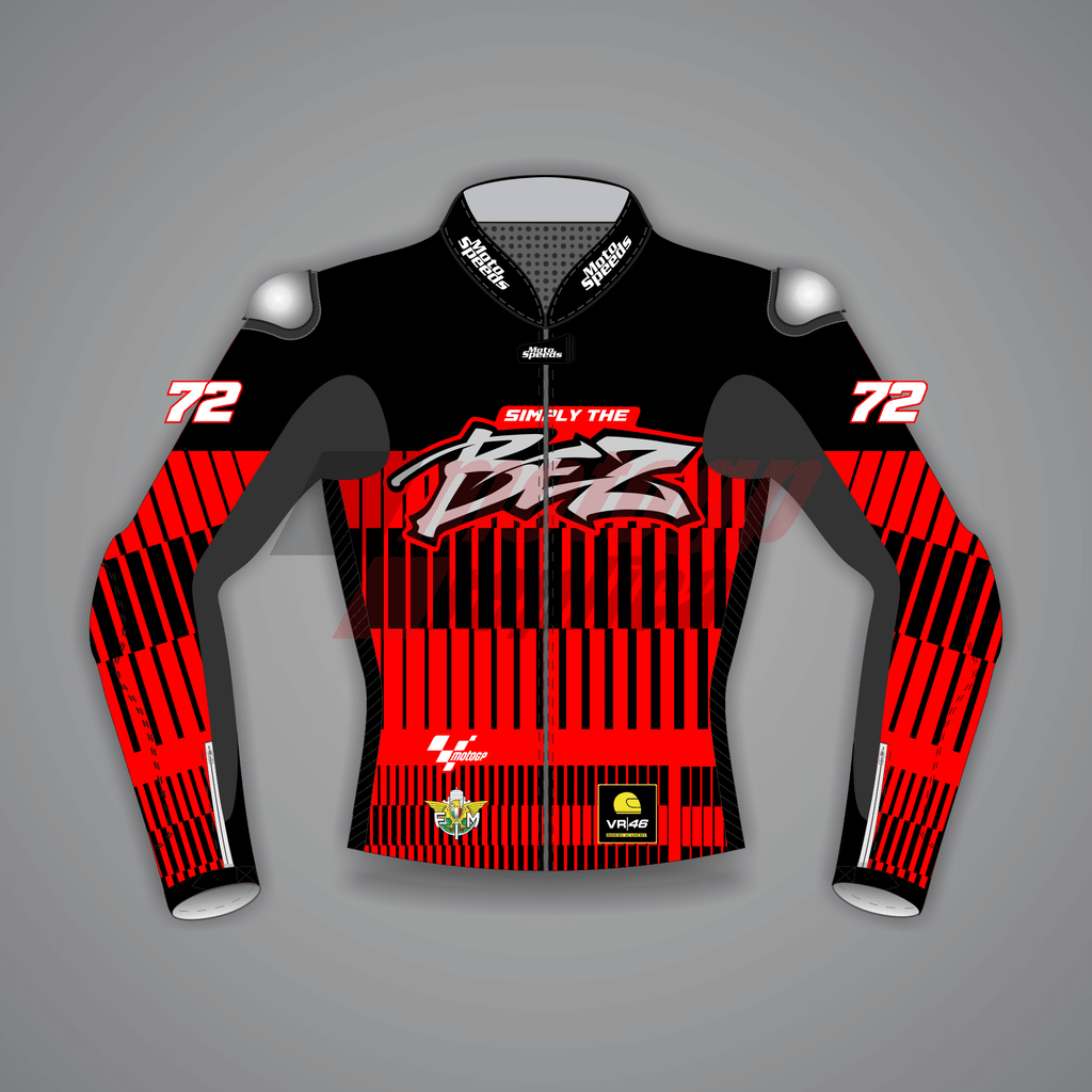 Marco Bezzecchi Red Racing Jacket Winter Test 2024