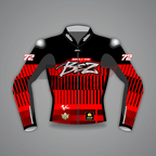 Marco Bezzecchi Red Racing Jacket Winter Test 2024