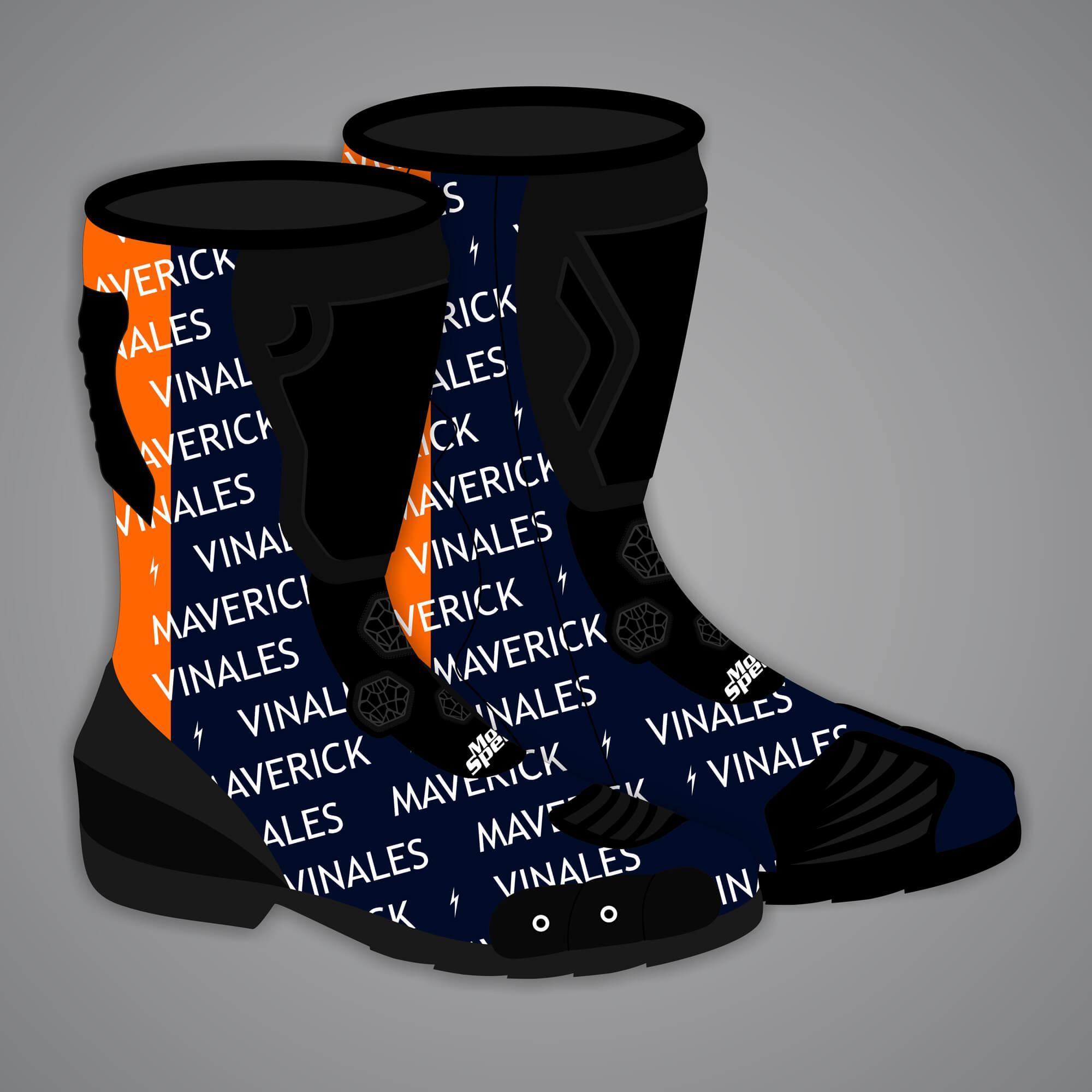Riding Boots Leather Maverick Vinales MotoGP 2025