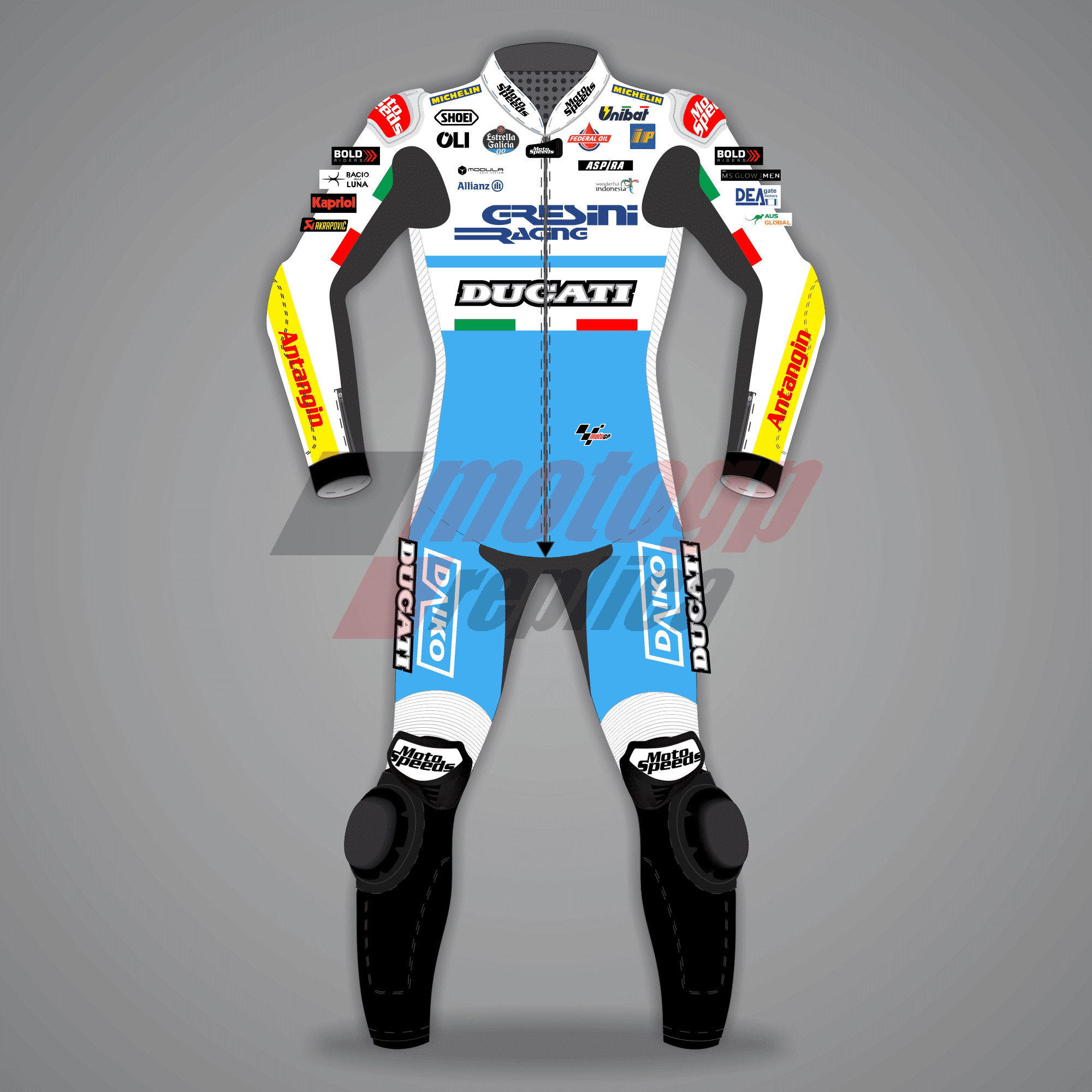 Marc Marquez Ducati Road Bike Leathers British GP 2024