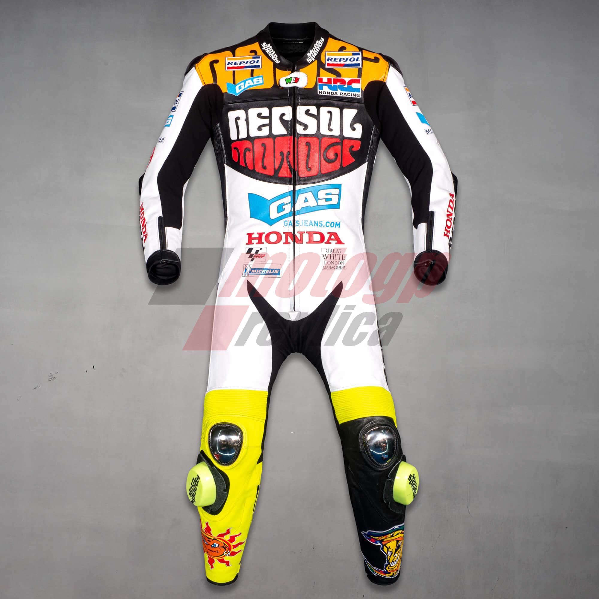 Valentino Rossi Motorcycle Repsol Honda MotoGP 2003 Suit