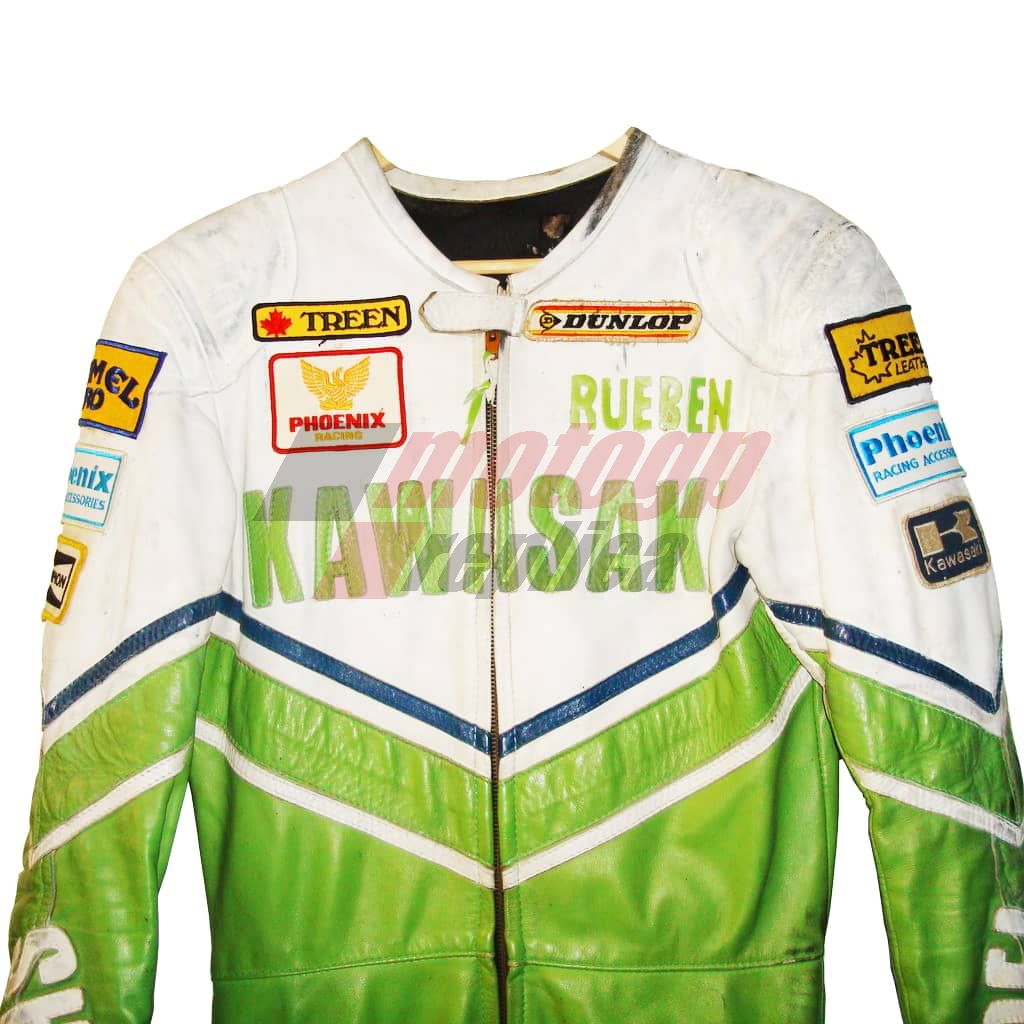 vintage racing leather