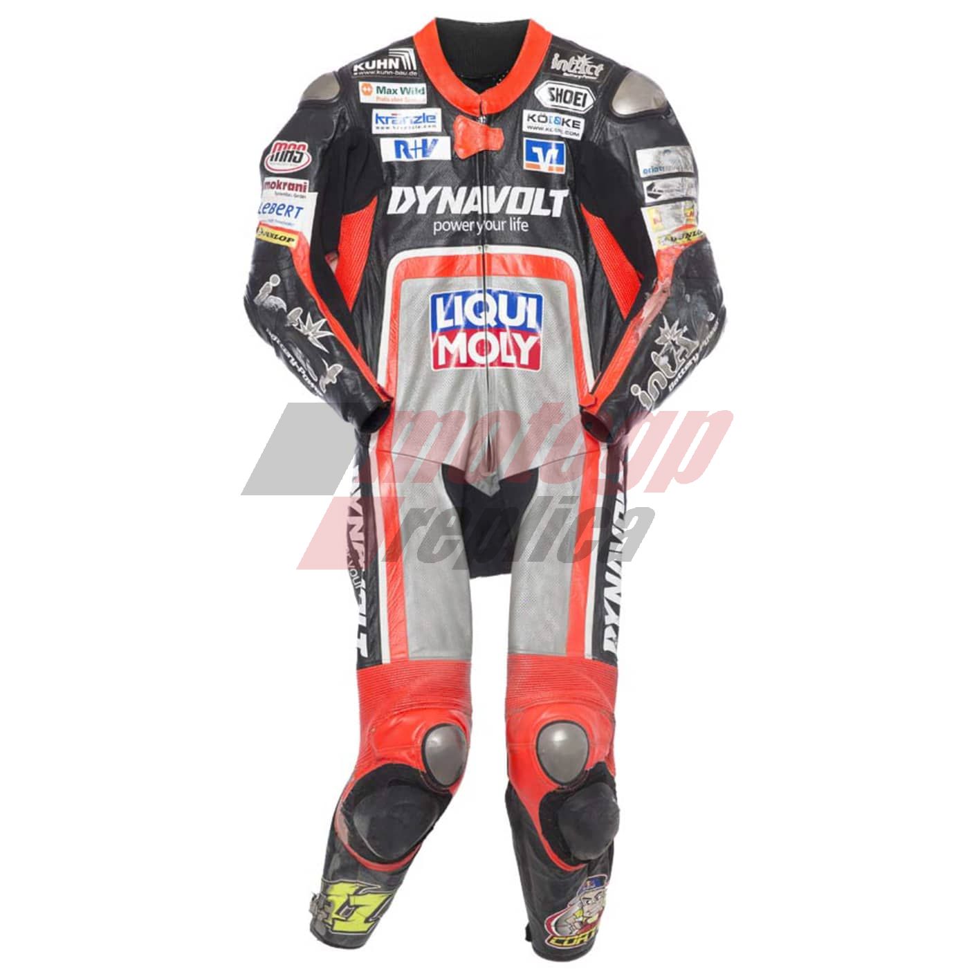 Sandro Cortese 2014 Moto2 Motorbike Leather Suit