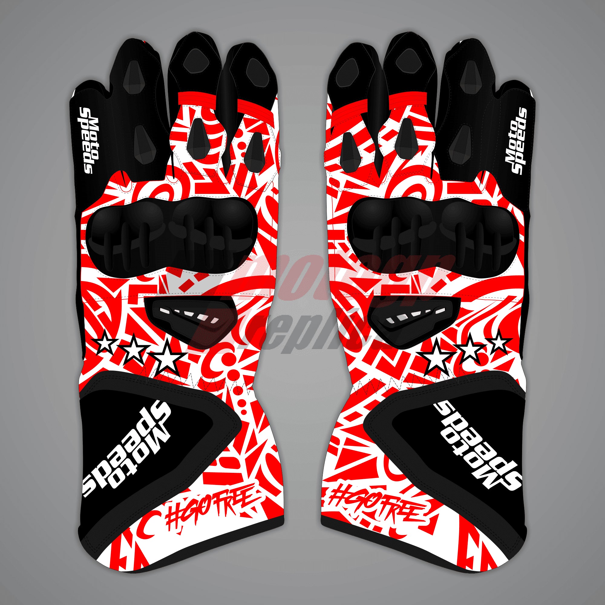 Francesco Bagnaia Supermoto Gloves Winter Test 2024