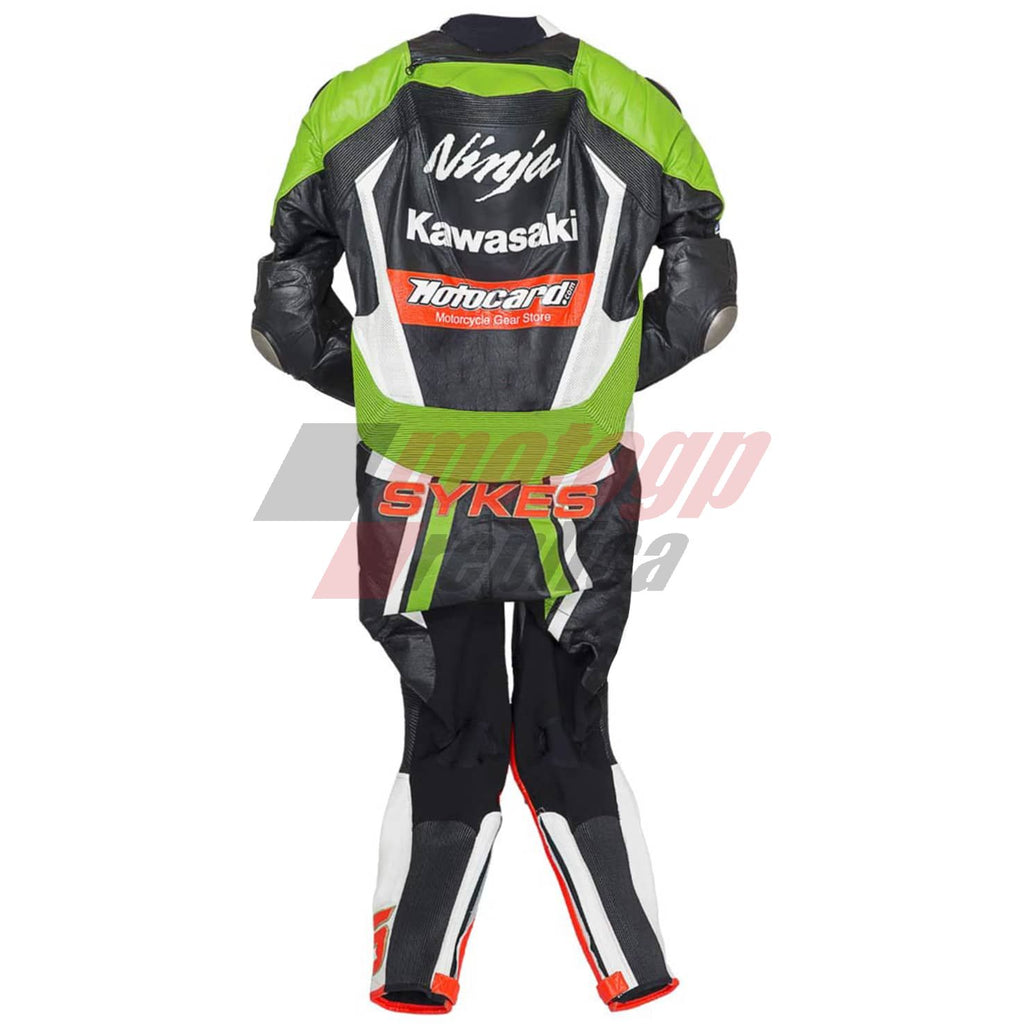 Kawasaki Green Leather Suit