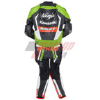 Kawasaki Green Leather Suit