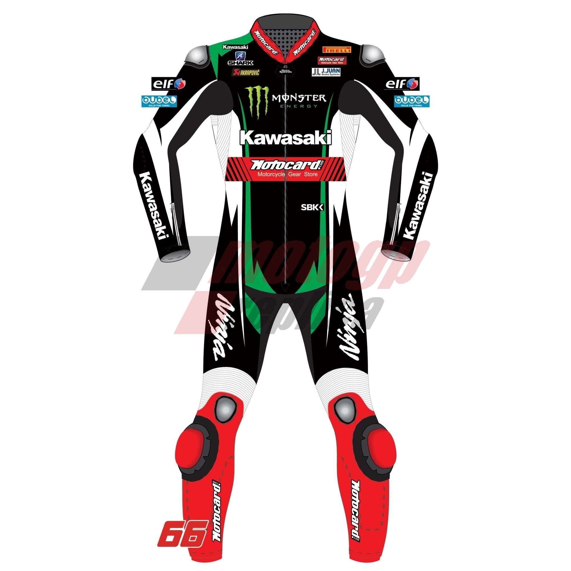 Tom Sykes Kawasaki Racing Motorcycle Suit WSBK 2017