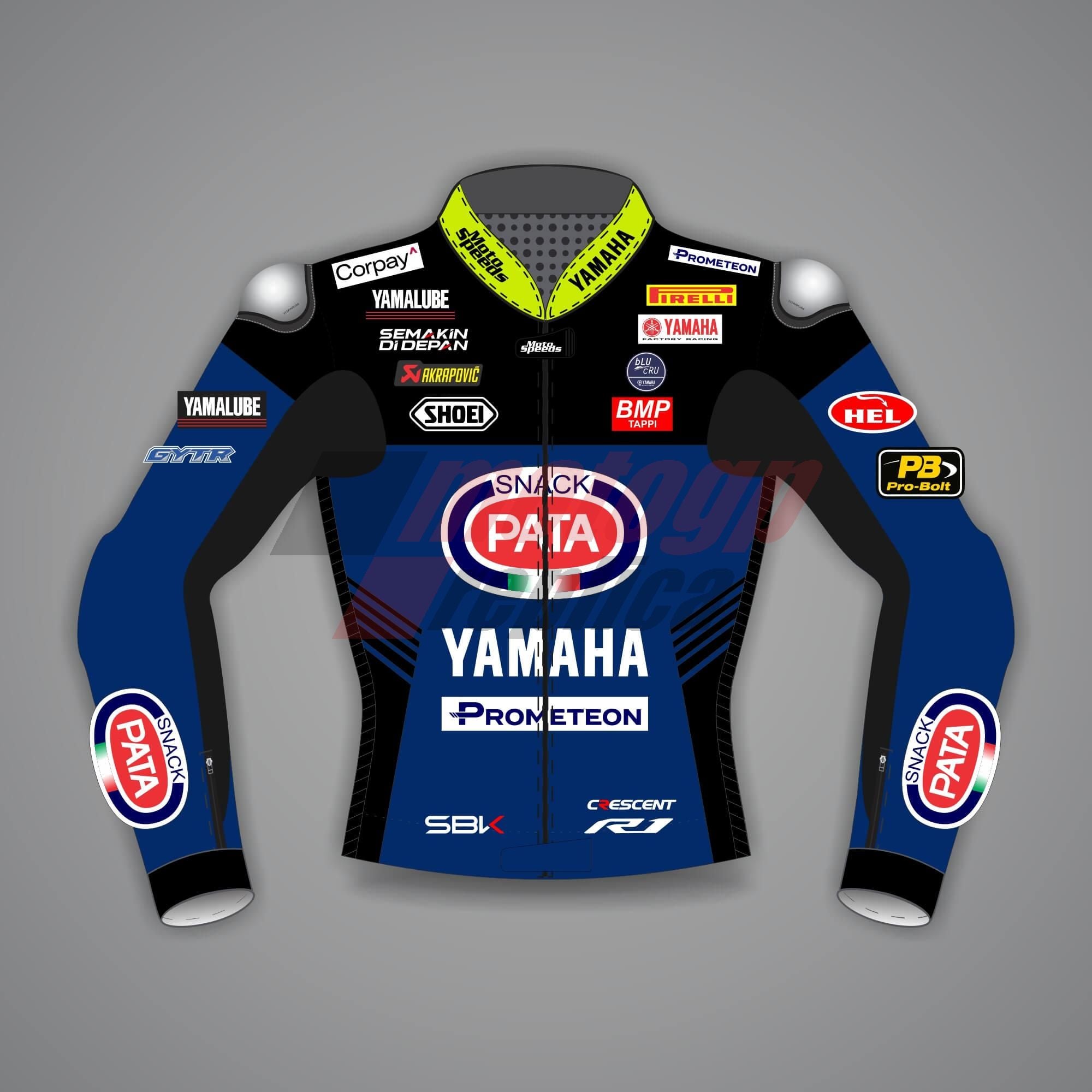 Toprak Razgatlioglu Yamaha Riding Jacket Blue WSBK 2023
