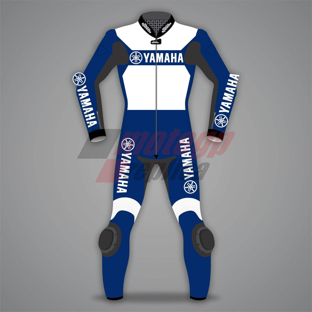 Yamaha Two Piece Race Suit Blue / White