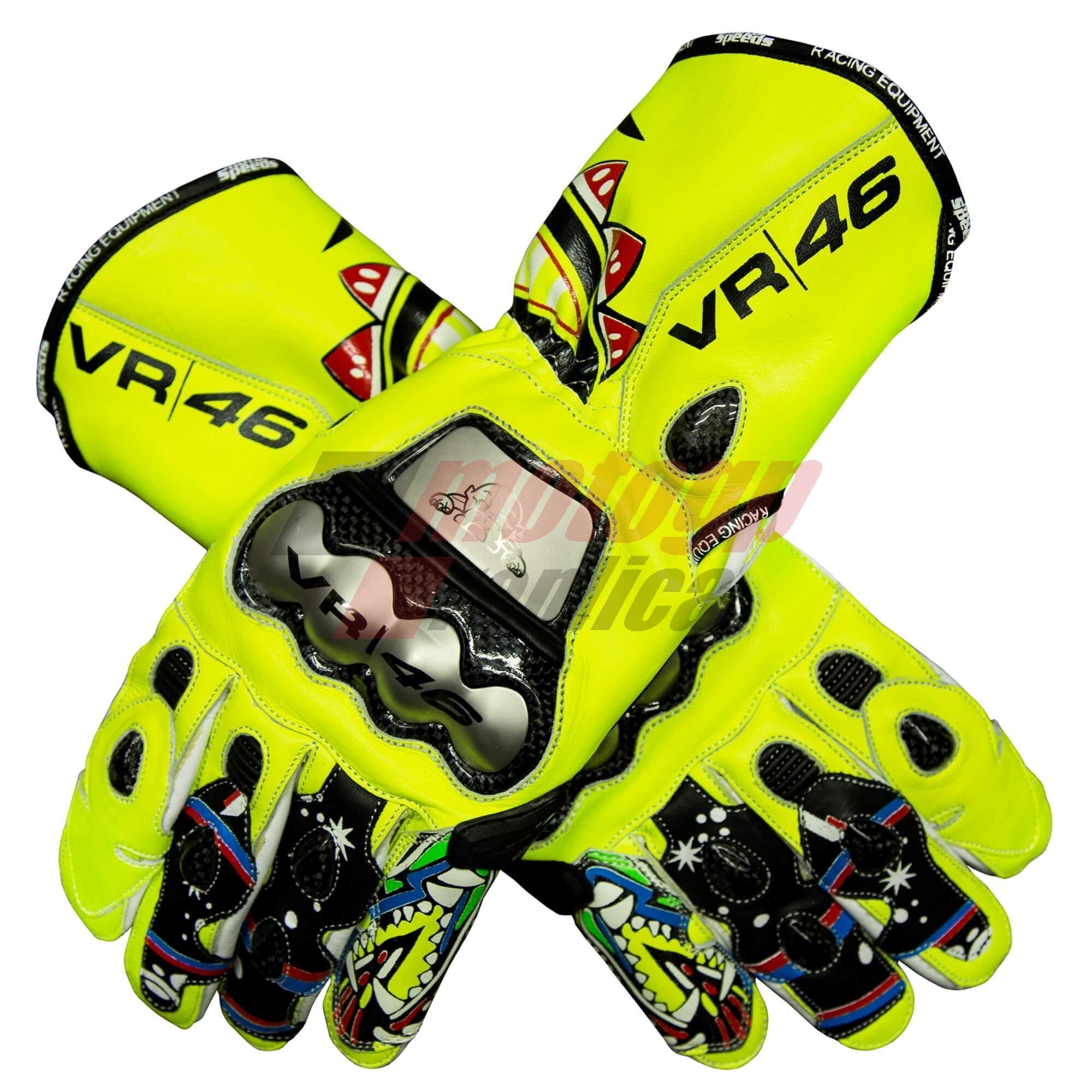 Valentino Rossi 2010 Motorcycle Gloves