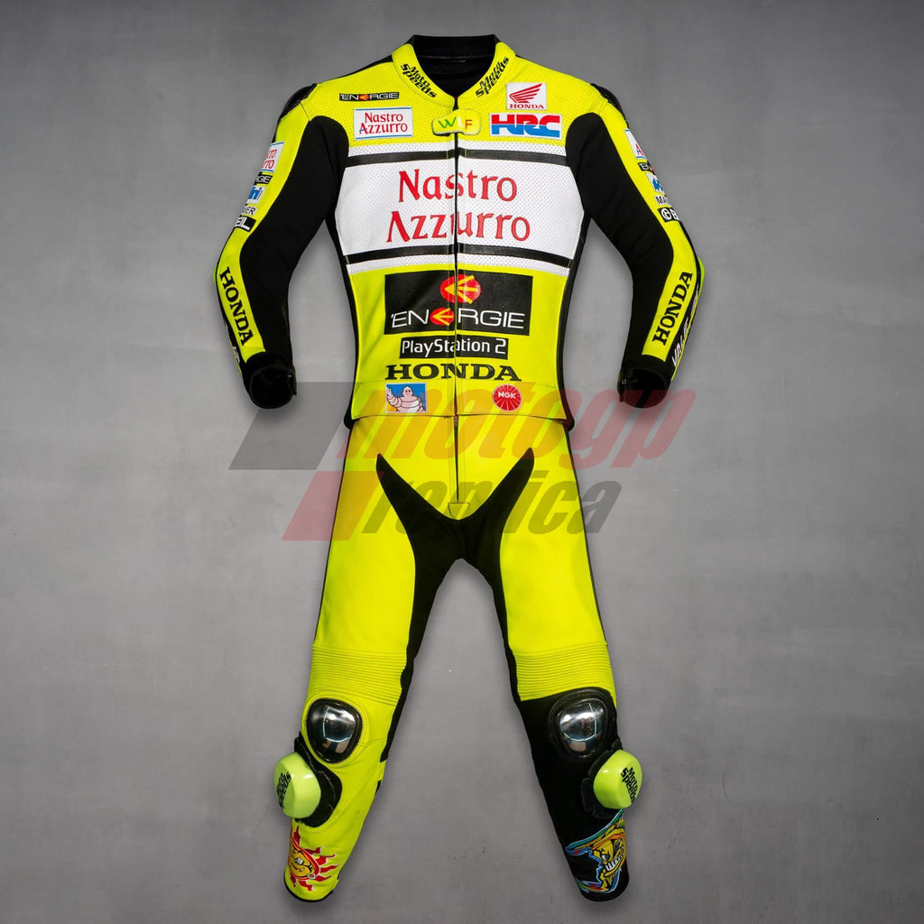 Valentino Rossi Nastro Azzurro Honda MotoGP Leathers