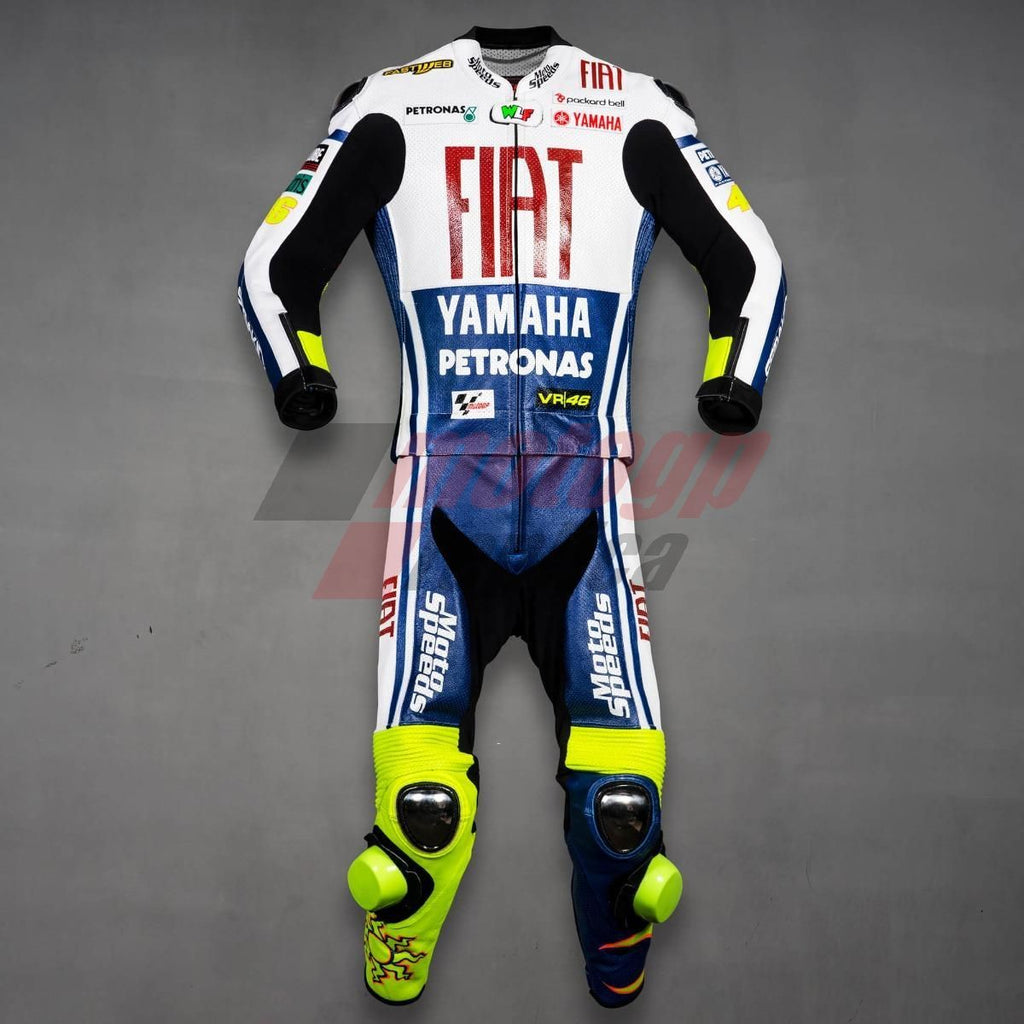 Valentino Rossi Fiat Yamaha Leather Suit MotoGP 2010