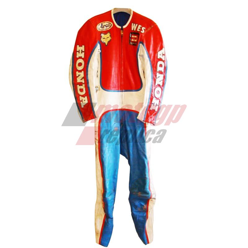 Wes Cooley Honda AMA Motorcycle Leathers