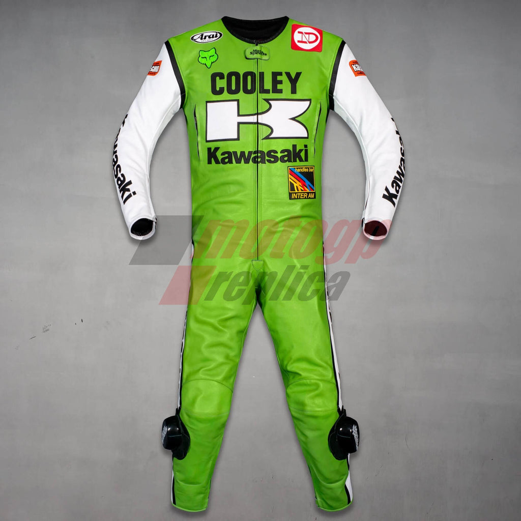 Wes Cooley Kawasaki AMA 1983 Leather Suit
