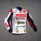 White Leather Moto Jacket