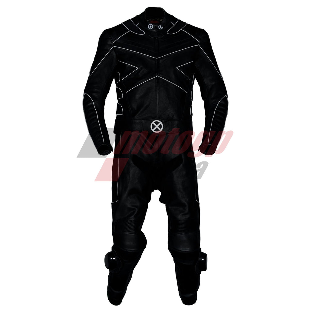 X MEN Leather Suit Motorcycle