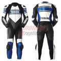 Yamaha Motorcycle Blue Leather Suit