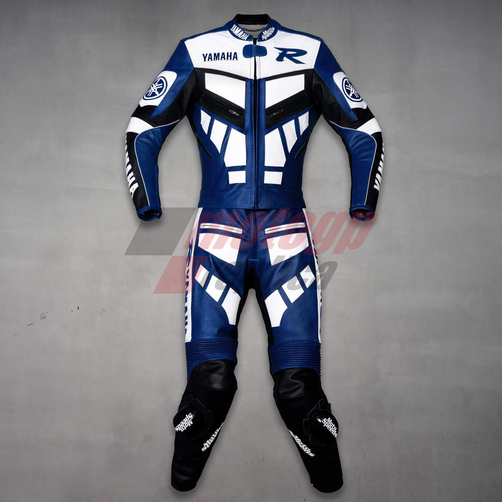 Yamaha R Blue Motorcycle Suit