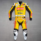 yellow leather suits