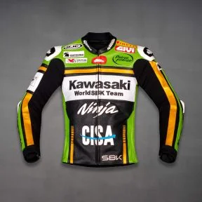 Leather Kawasaki Replica Jacket Garrett Gerloff SBK 2025
