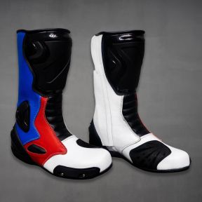 Leon Haslam BMW Replica Motorcycle Boots