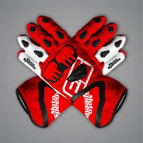 Marc Marquez Race Leather Gloves MotoGP 2026