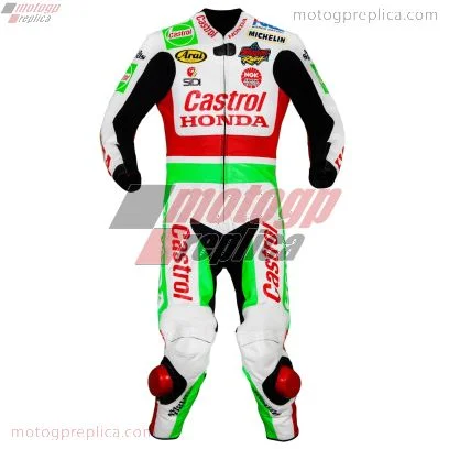 Aaron Slight 1997 WSBK Castrol Honda Replica Leathers