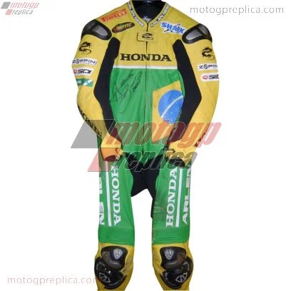 Alex Barros 2006 WSBK Klaffi Honda Replica Leathers