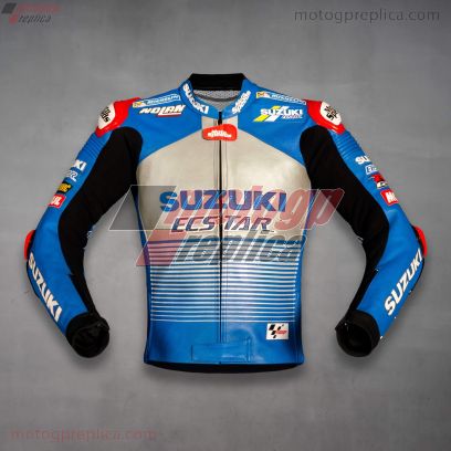 Alex Rins Suzuki Replica Leather Racing Jacket MotoGP 2020