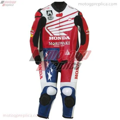American Honda Replica Moto2 Moriwaki MD600 Leathers