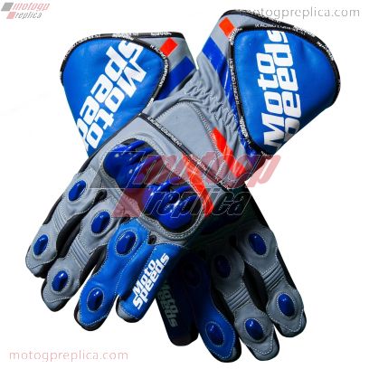 Andrea Dovizioso 2018 Leather MotoGP Gloves