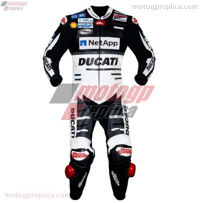 Andrea Dovizioso Ducati Replica MotoGP 2018 Leather Suit Black