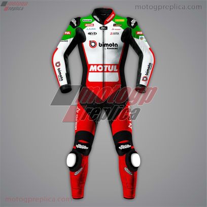 Axel Bassani Motorcycle Race Suit Kawasaki Replica SBK 2026