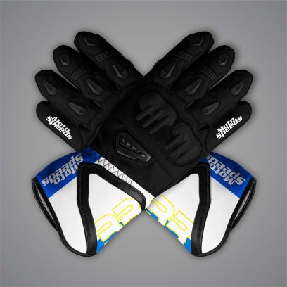 Brad Binder Motorcycle Leather Gloves British GP 2024