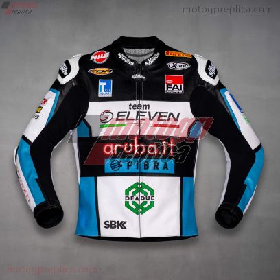 Chaz Davies Sport Bike Racing Jacket Ducati Replica WSBK 2021