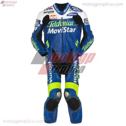 Dani Pedrosa Movistar Honda Replica GP 2004 Leather Suit