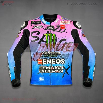 Fabio Quartararo Motorcycle Road Jacket French GP 2024