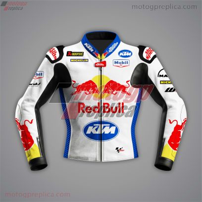 Jack Miller White Moto Jacket KTM Replica British GP 2024