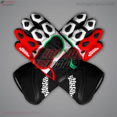 Johann Zarco Motorcycle Racing Gloves MotoGP 2024-2025