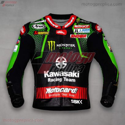 Jonathan Rea Kawasaki Replica Motorcycle Jacket WSBK 2020