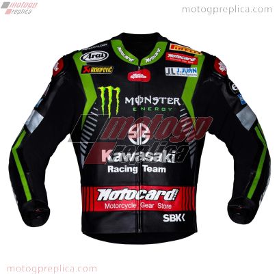 Jonathan Rea Kawasaki Replica WSBK 2018 Leather Jacket